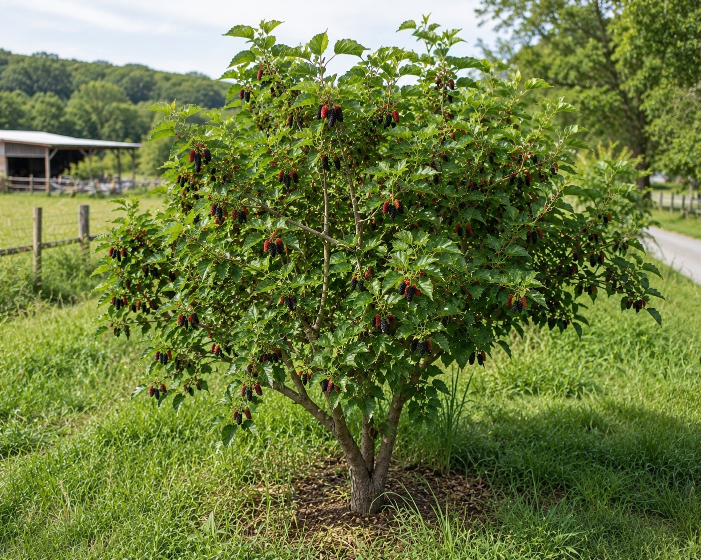 25 Dwarf Mulberry Tree Seeds – Produces excellent sweet tasting MULBERRIES! RARE