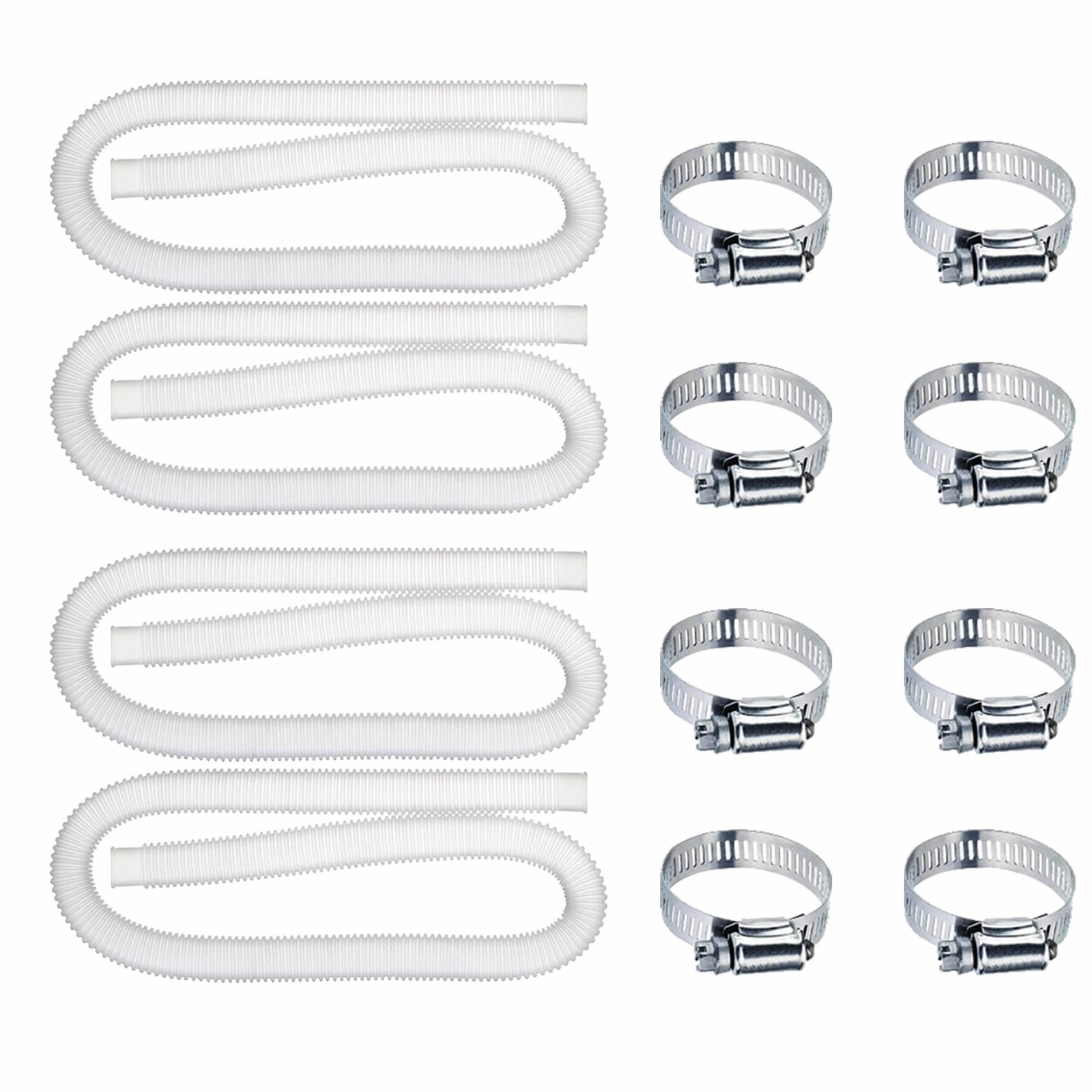 4X For 1-1/4 inch Accessory Hose Above Ground Pool Pump Replacement 1.25″