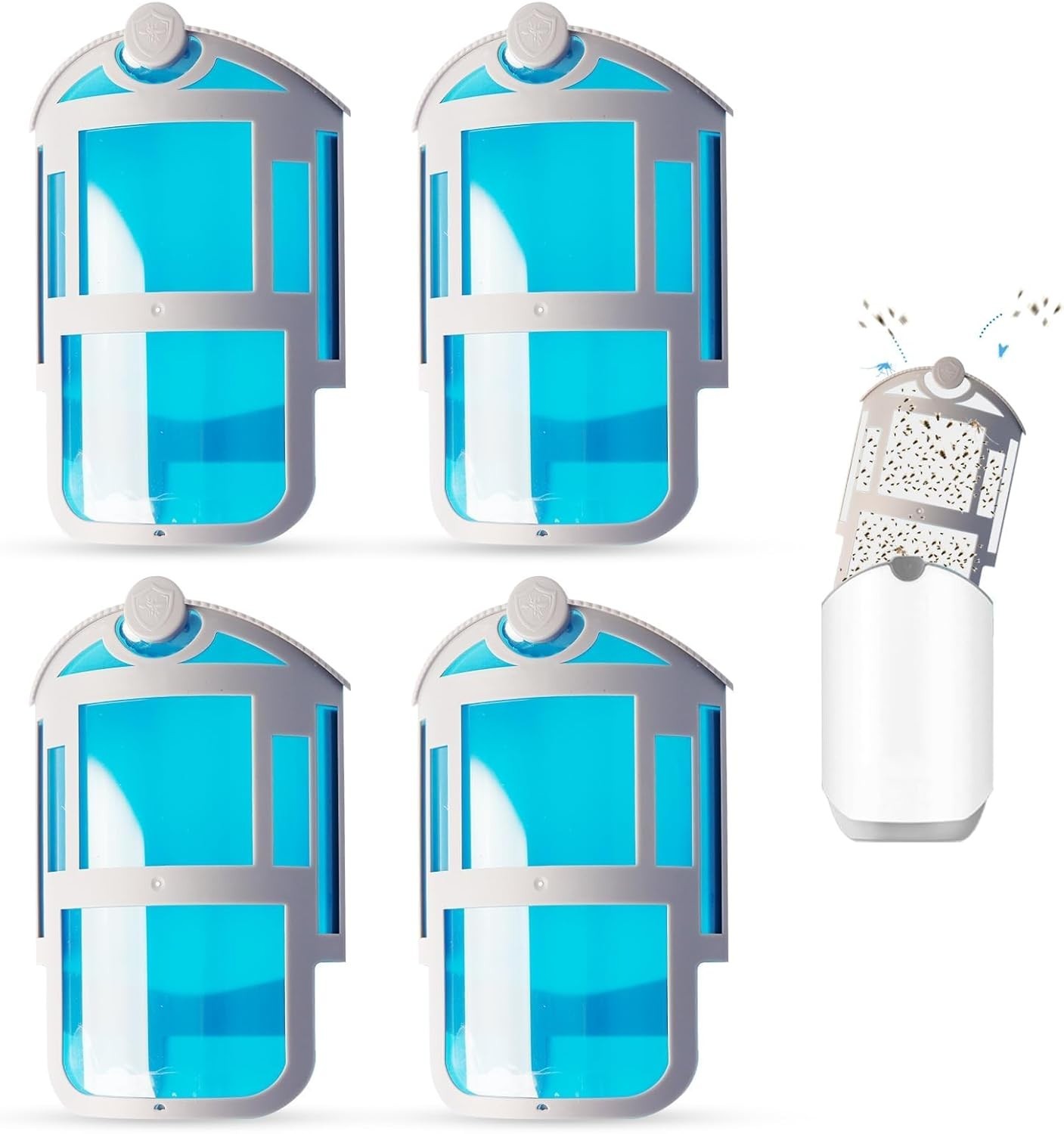 Multi-Purpose 4 Pack ZEVO Refill Cartridges – Effective for Home Insect Defense