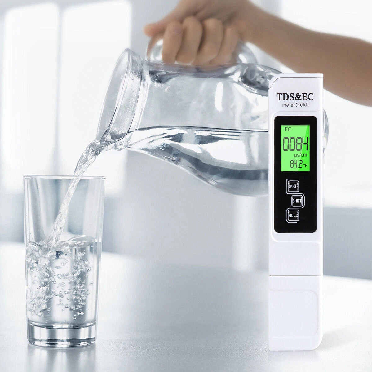 2pc 0-9990ppm TDS Meter Digital Tester Water Quality Testing Kits Drinking Water