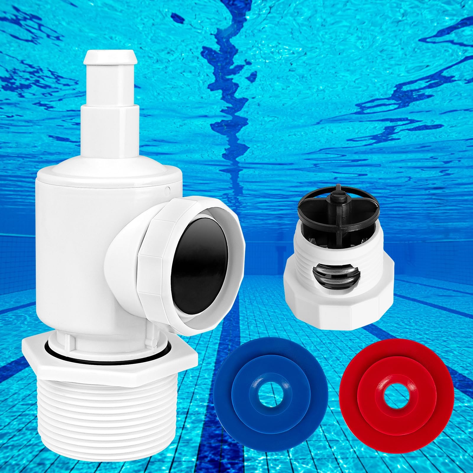 9-100-9001 Wall Fitting Connector Compatible with Polaris 1.8in*5.1in*0.6in