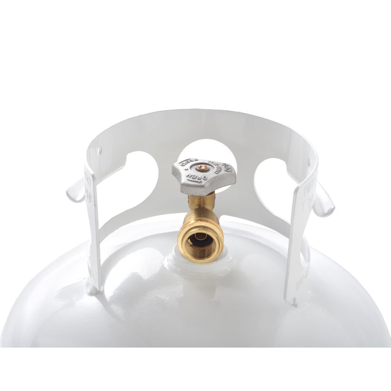 Flame King 30 lb. Propane Tank with Type 1 Overfill Protection Device Valve, New