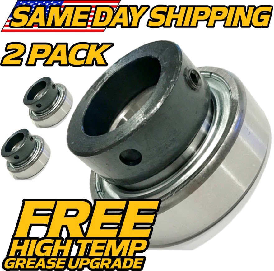 (2 Pack) Bearings Replaces CSA205-16 w/ Hi-Temp Grease Upgrade
