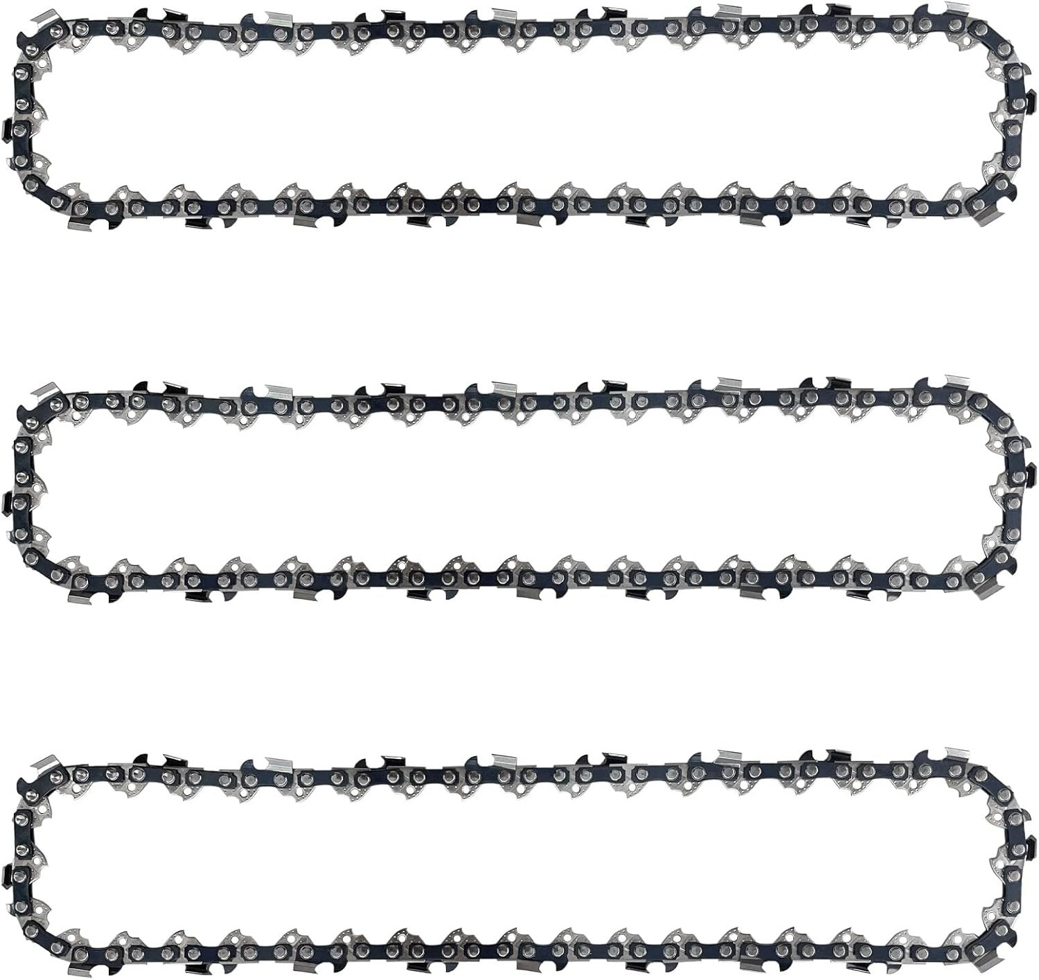 3PC 16″ Chainsaw Chain for Milwaukee 2727-20,2727-21HD M18,FUEL 16 in,49-16-2715