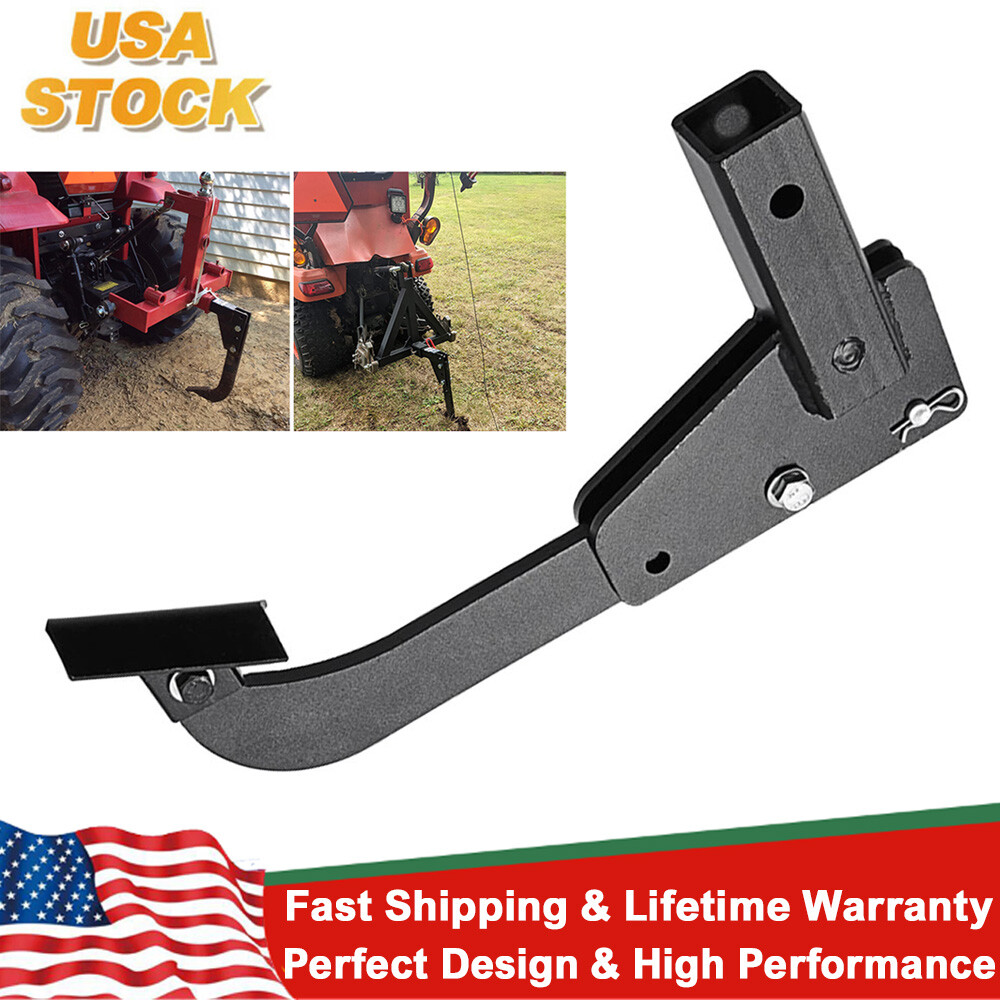 Racewill Hitch Lawn Mounted Ripper Garden Plow for ATV/UTV Tractor W/2″ Receiver