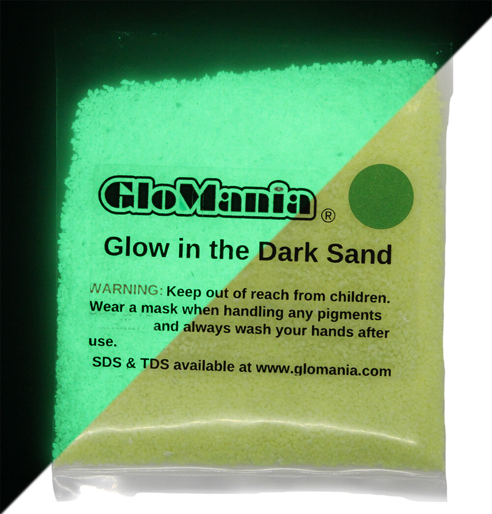 Glow in the dark Large Sand Neutral Crystals