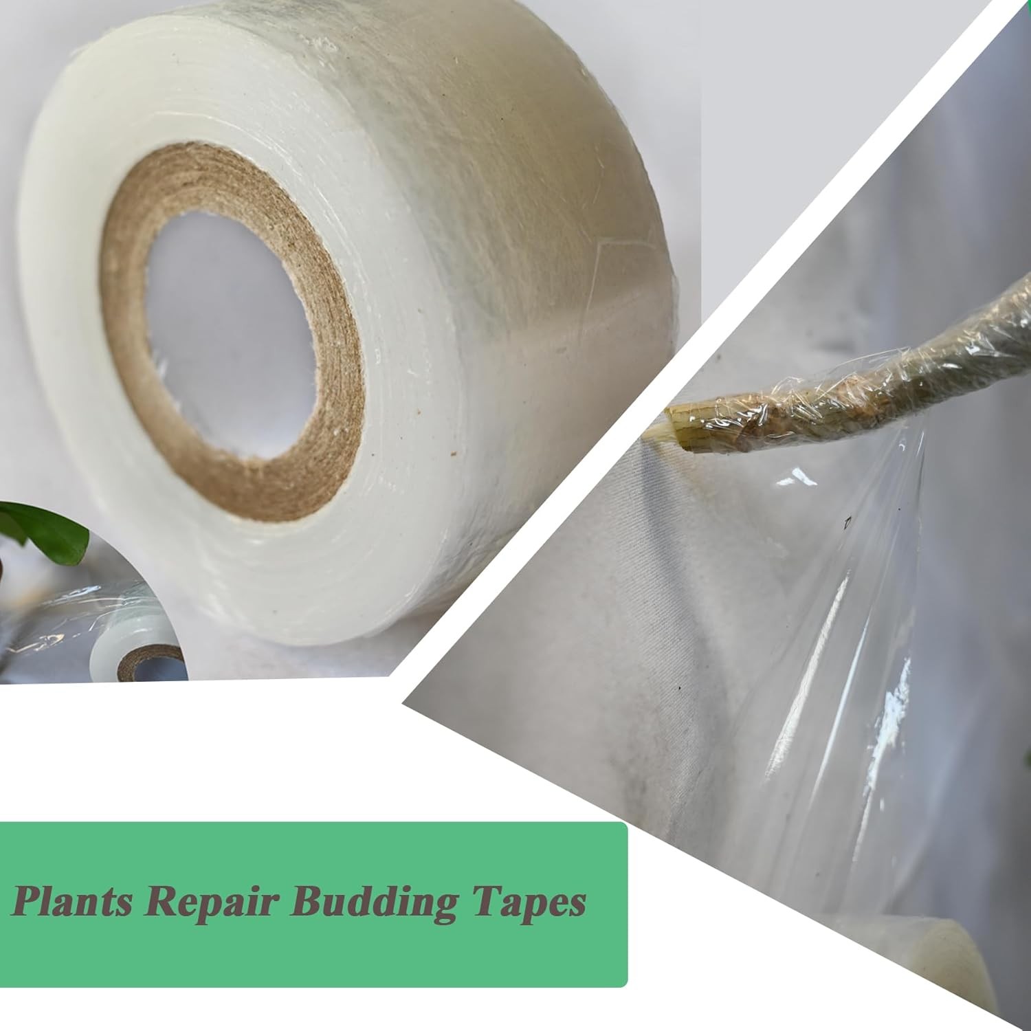 Nursery Grafting Tape, Plant Buddy Tape for Fruit Trees Grafting Self-Adhesive P