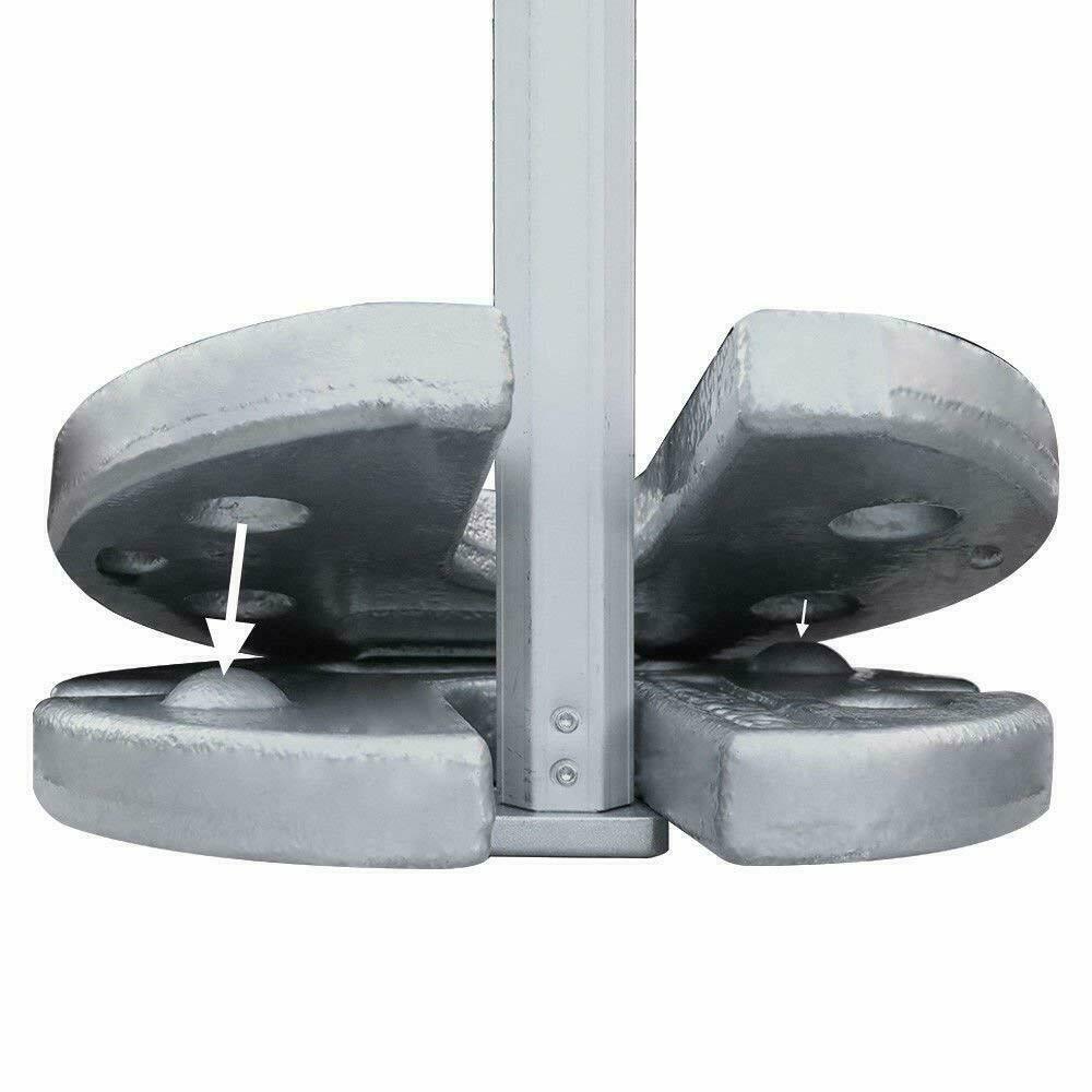 Canopy Weights Cast Iron Weight for Pop up Canopy Instant Tents, set of 2