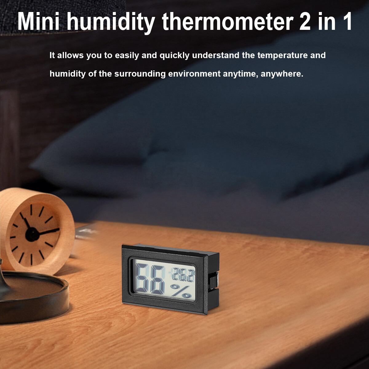 5/10/15/20 Pcs Humidity Meter Mini Digital Indoor Hygrometer Temperature Meter
