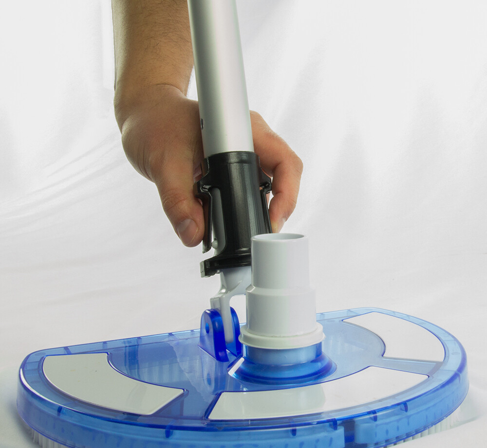 Aqua Select EZ-Clip Swimming Pool Vacuum Pole w/ Rubber Grip – (Choose Size)
