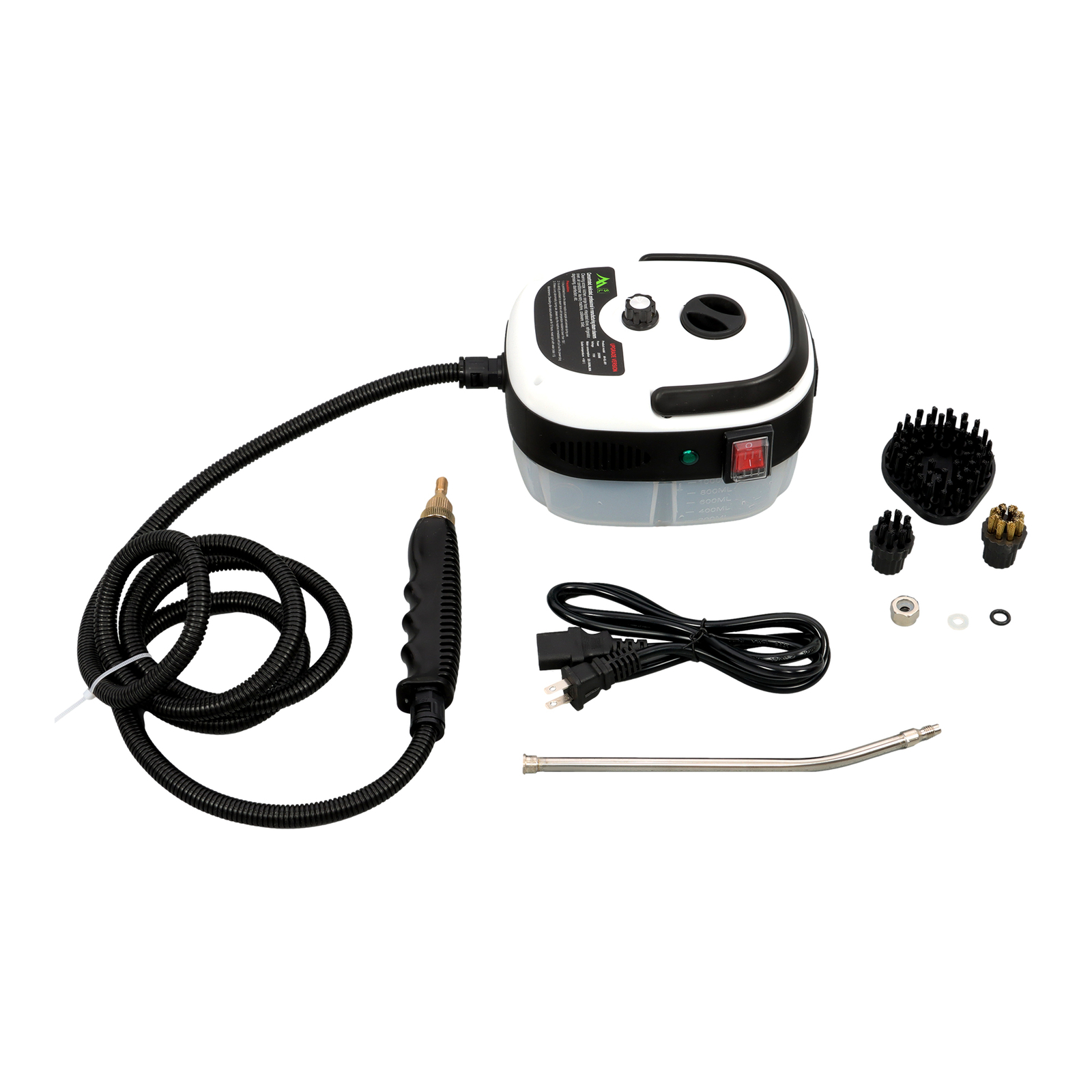 2500w 1000ml 110v White Portable High Temperature & High Pressure Steam Cleaner