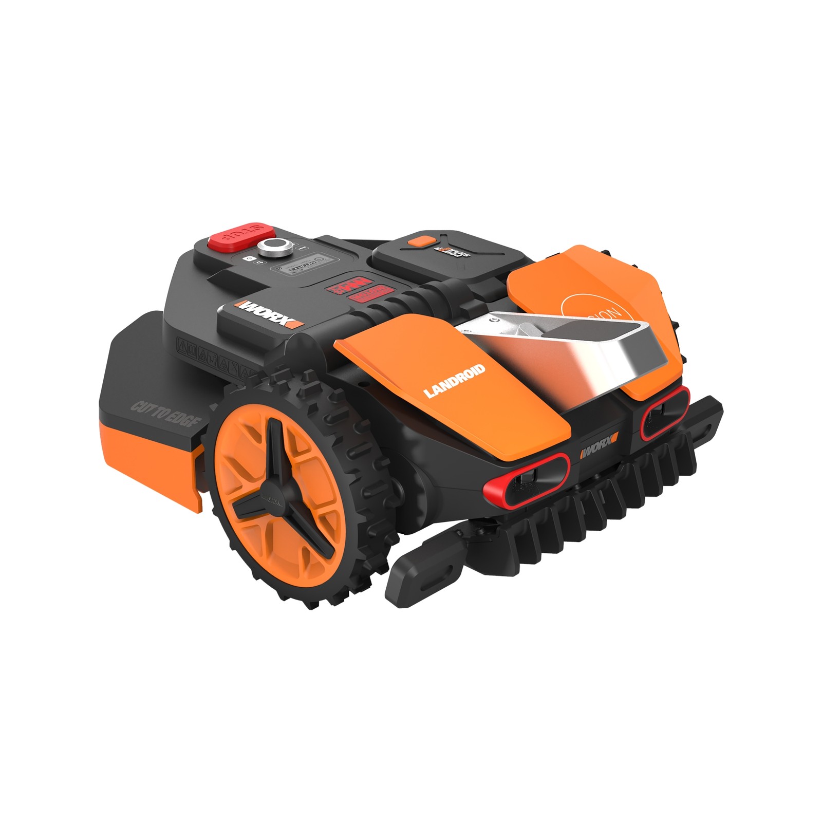 Worx Landroid Vision AI 1/2 Acre 20V Boundaryless Robotic Lawn Mower-(WR220-AN)