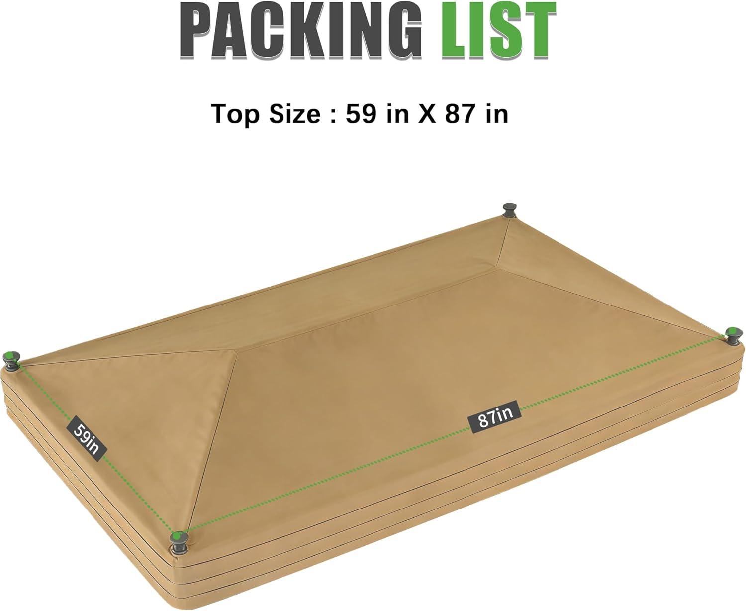 Beige Replacement Swing Cover for Sonoma Palm Canyon Sydney Swing