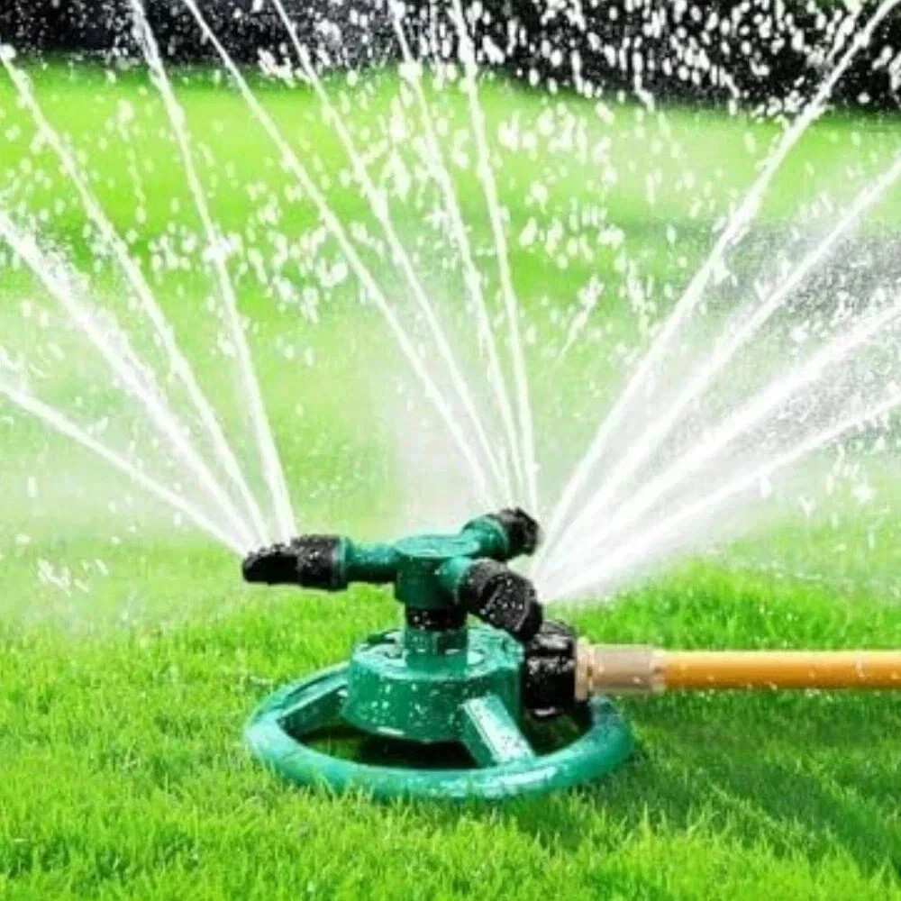 Sprinklers for Yard, Water Sprinkler Lawn, 360 Degree Rotating Lawn Green
