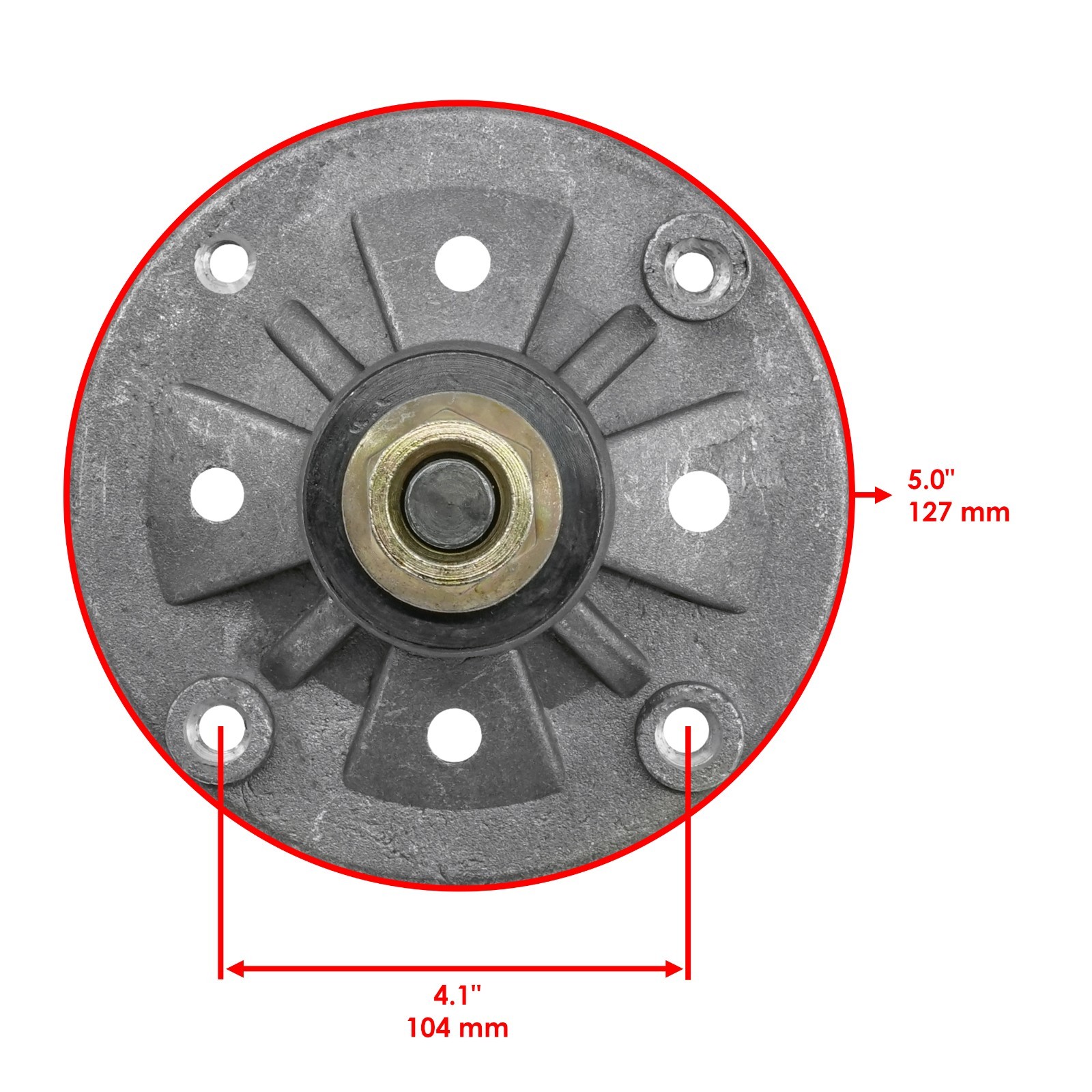 42″ Spindle Blade Belt Pulley Kit for John Deere LA100 LA105 LA110 LA115 LA120