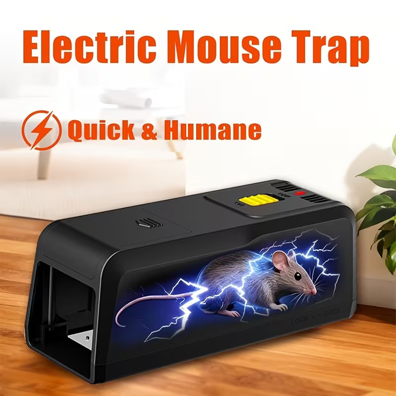 ELECTRIC MOUSE & RAT KILLER – COMPACT ELECTRONIC PEST TRAP WITH ZAPPER FUNCTION
