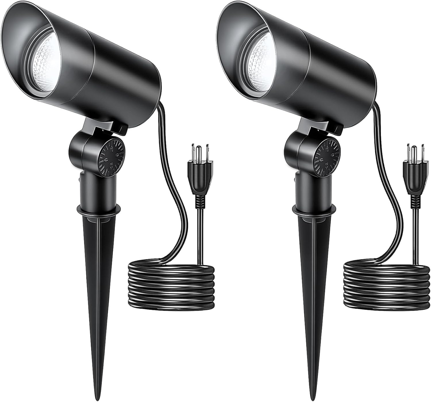 1 Pack 30W Outdoor LED Spotlight 120V 3000LM 5000K Spot Lights Waterproof Landsc