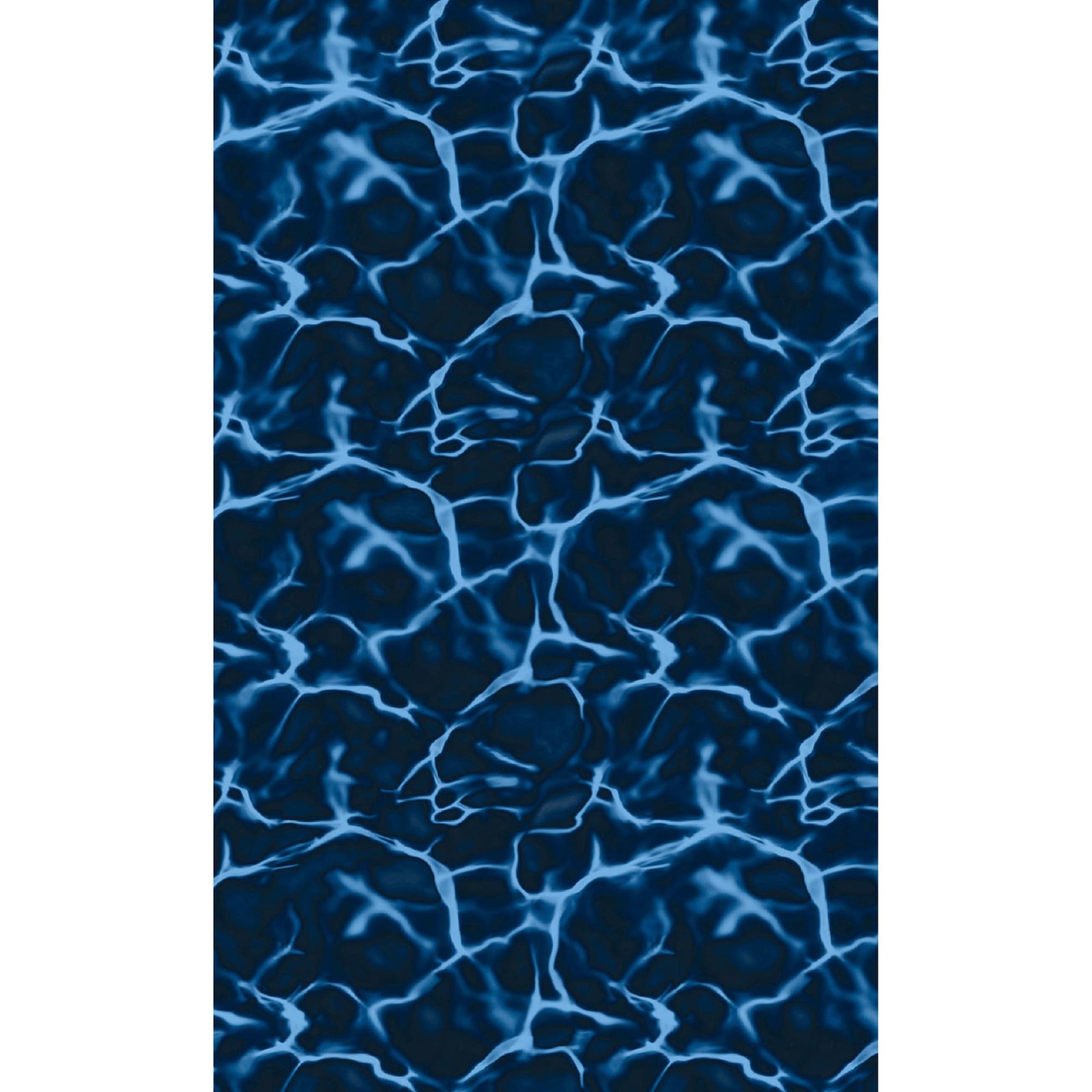 Pool Liner 12 ft x 24 Overlap Oval Above Ground Steel Wall Blue Wave Evening