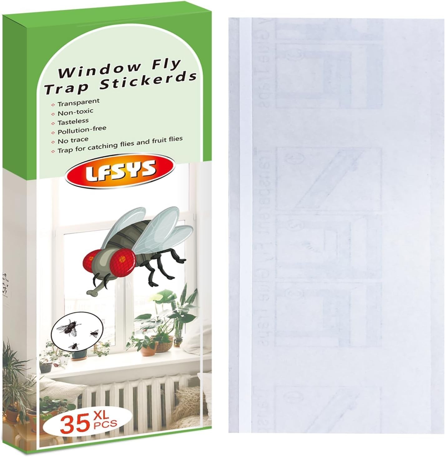 35XL/50 or 100PK Pack Window Fly Trap, Fruit Traps for Indoors, Trap Indoor 35 X
