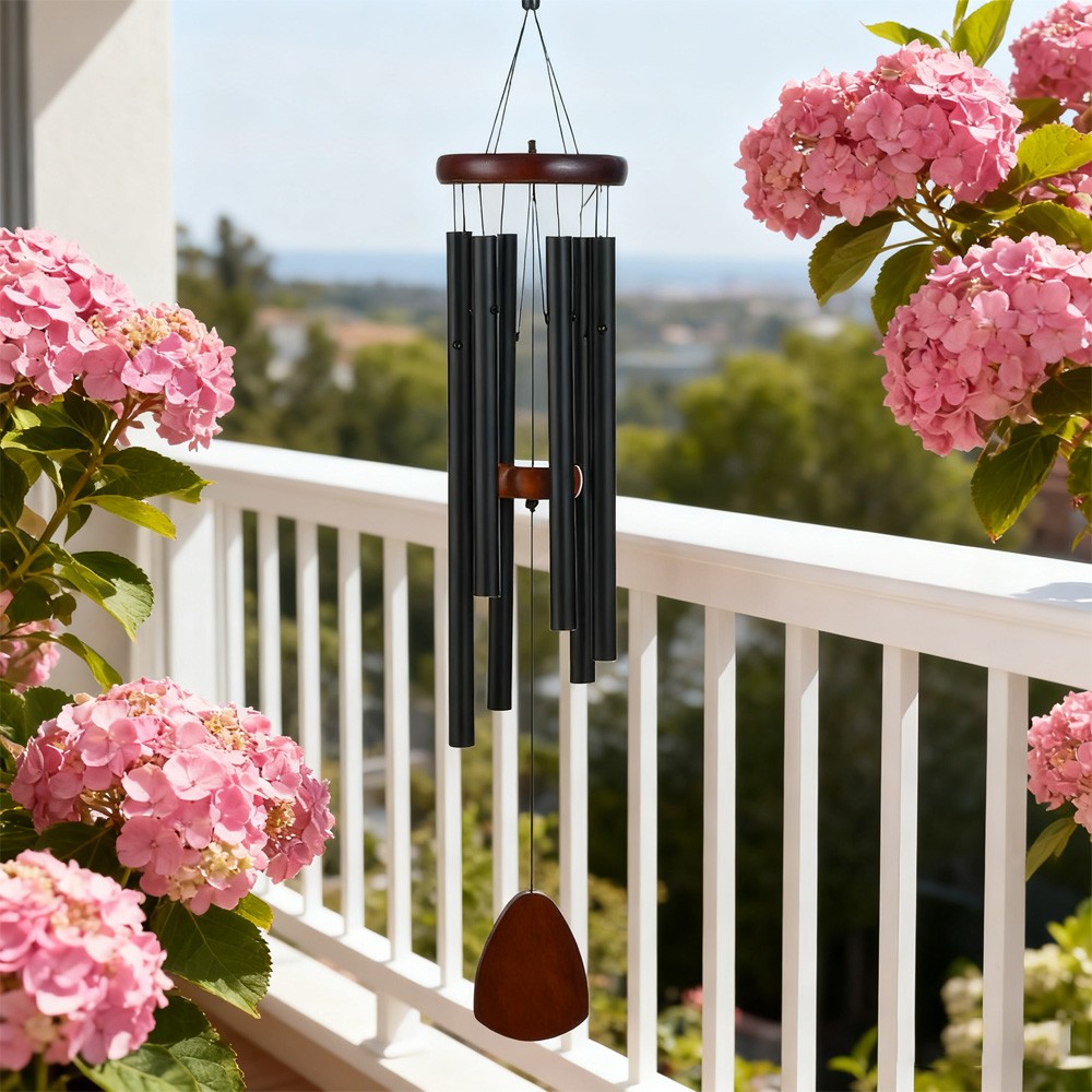Large Deep Resonance Serenity Wind Chimes Metal Deep Tone Outdoor Home Decor US