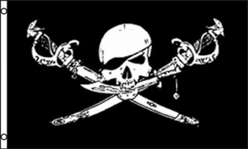 12×18 12″x18″ Jolly Roger Pirate Brethren of the Coast Boat Decorative Flag 100D