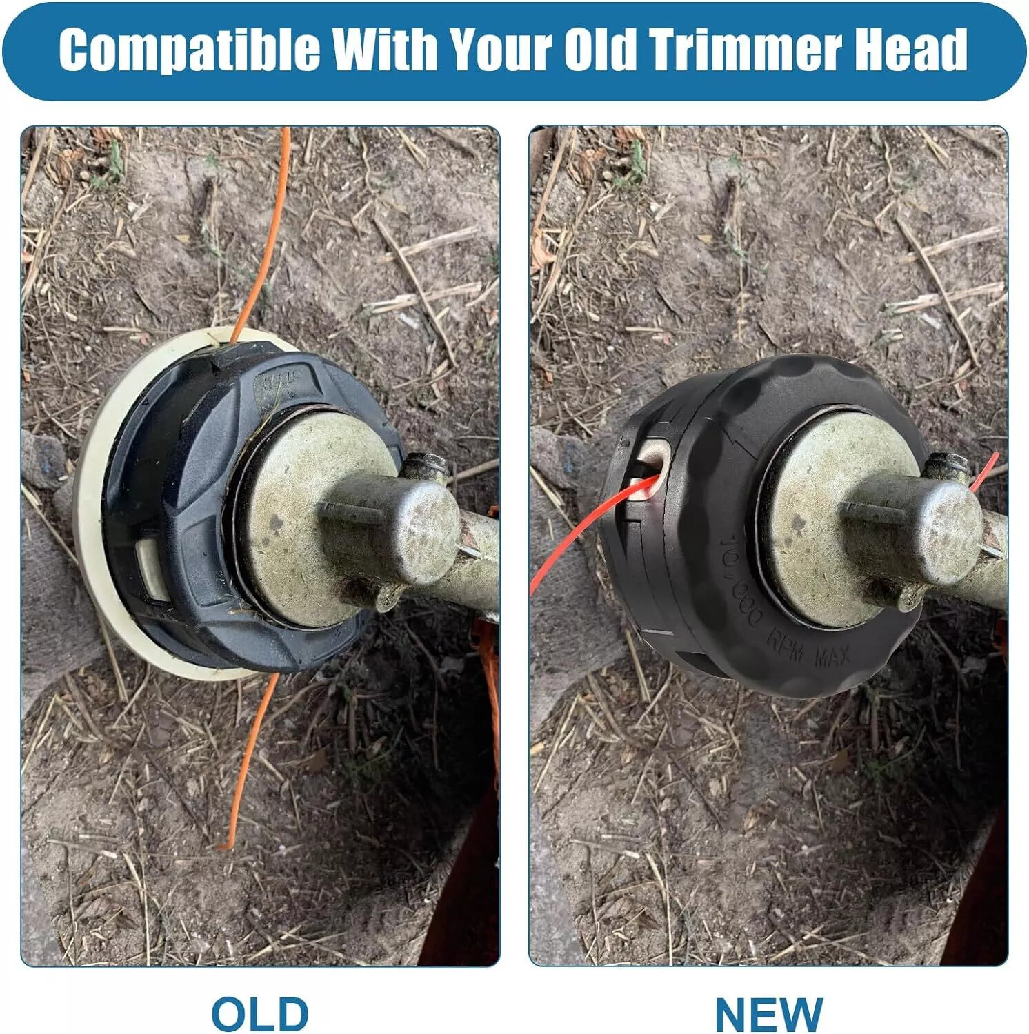 8X For Echo Speed Feed 400 SRM-225 SRM-230 SRM-2620 Echo Weed Eater Trimmer Head