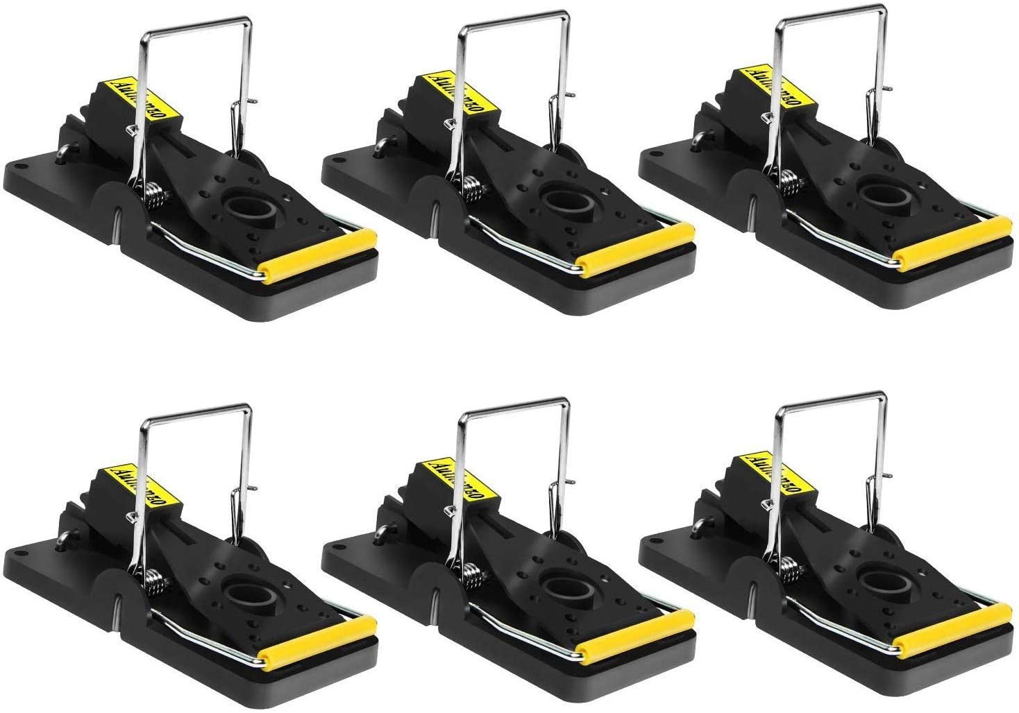 6 Pack Mouse Traps House Indoor Rat Trap Mouse Traps Warehouse Garden Resuable