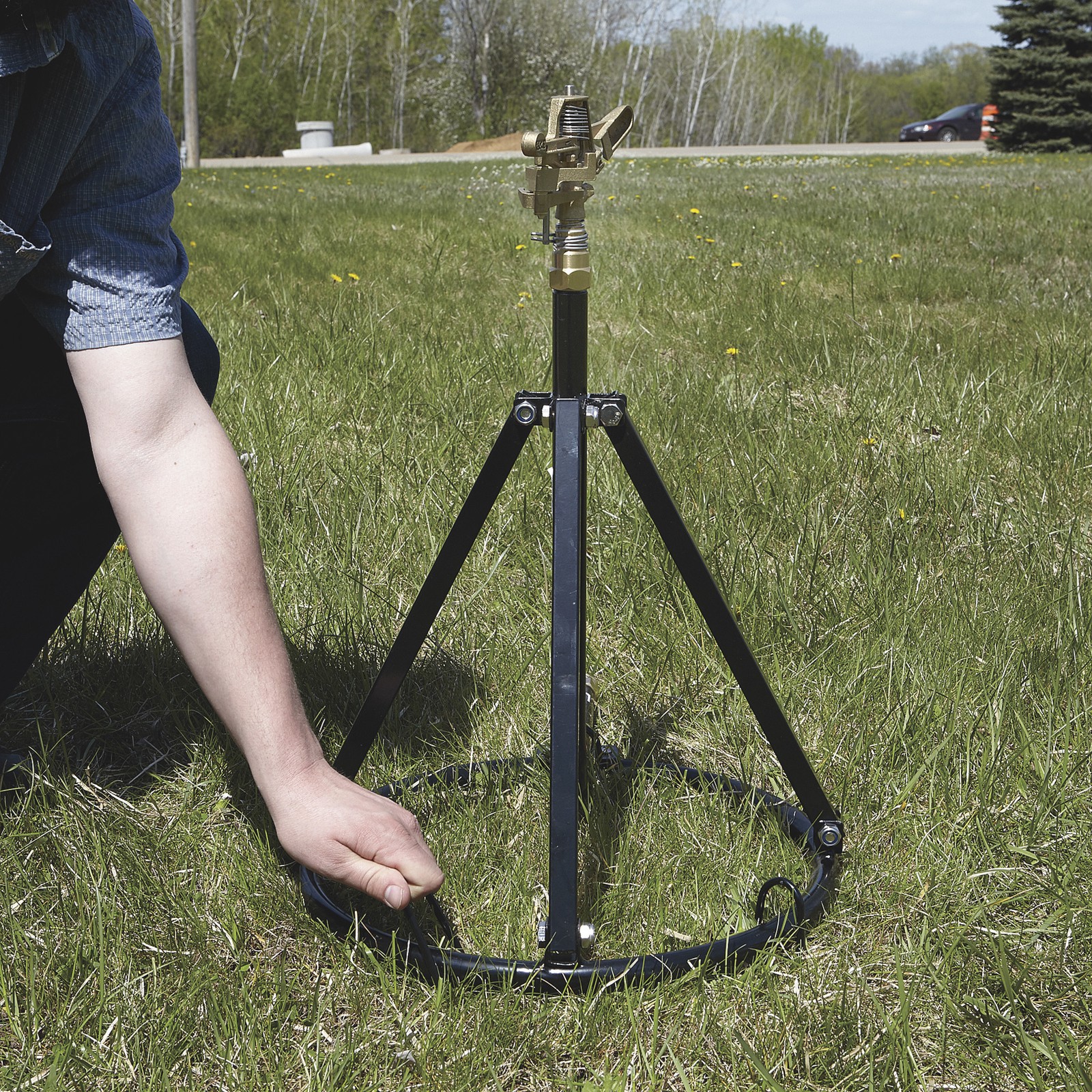 Strongway Sprinkler 3/4in. Head with 2 Nozzles, up to 10 GPM, 100ft. Dia., 7800