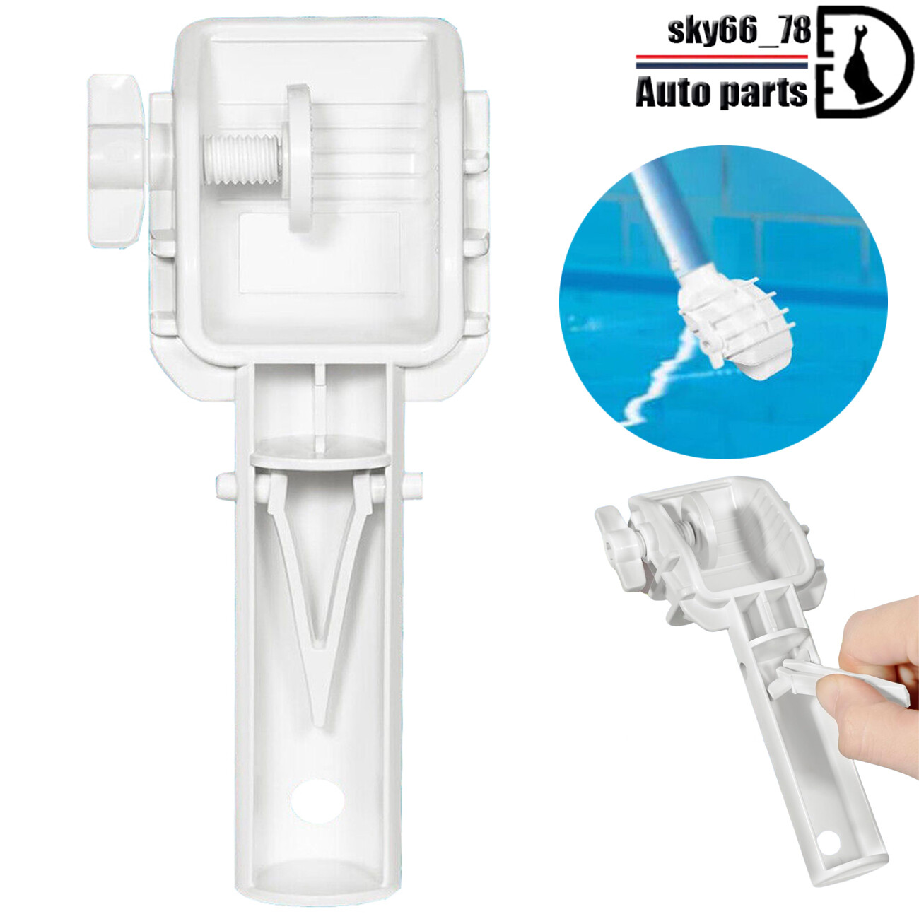 Tablet Holder Tab Holder with EZ-Clip Handle for Swimming Pool Maintenance