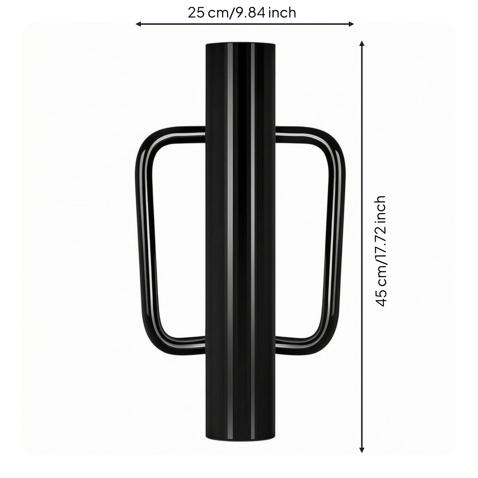 Fence Post Driver U-Shaped Handles Installation Tool Stand-Alone