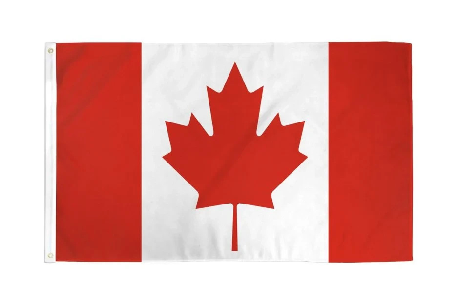 Canada 2x3ft Poly Flag International Canadian Country National Flag
