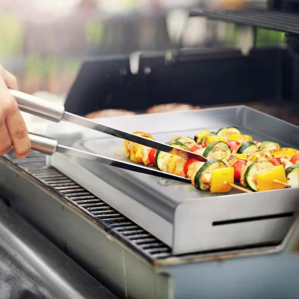 Universal 13 In. Stainless Steel BBQ Griddle