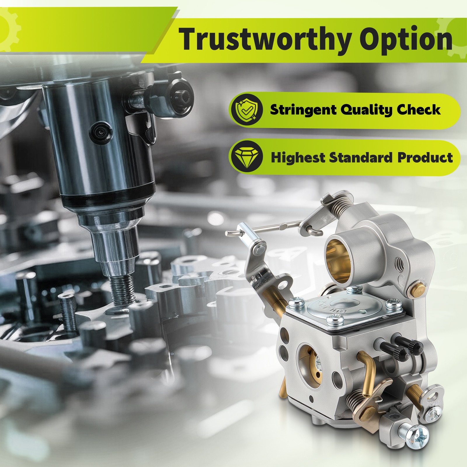 Carburetor Kit For Poulan P4018WM P4018WT P4018WTL 18″ Gas Chainsaw