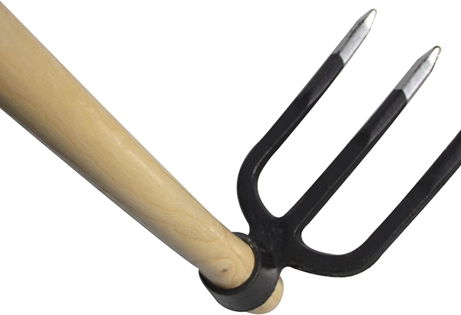 Heavy Forged Eye Hoe Duty Digging Fork Steel Farmer Garden Yardwork NO Handle