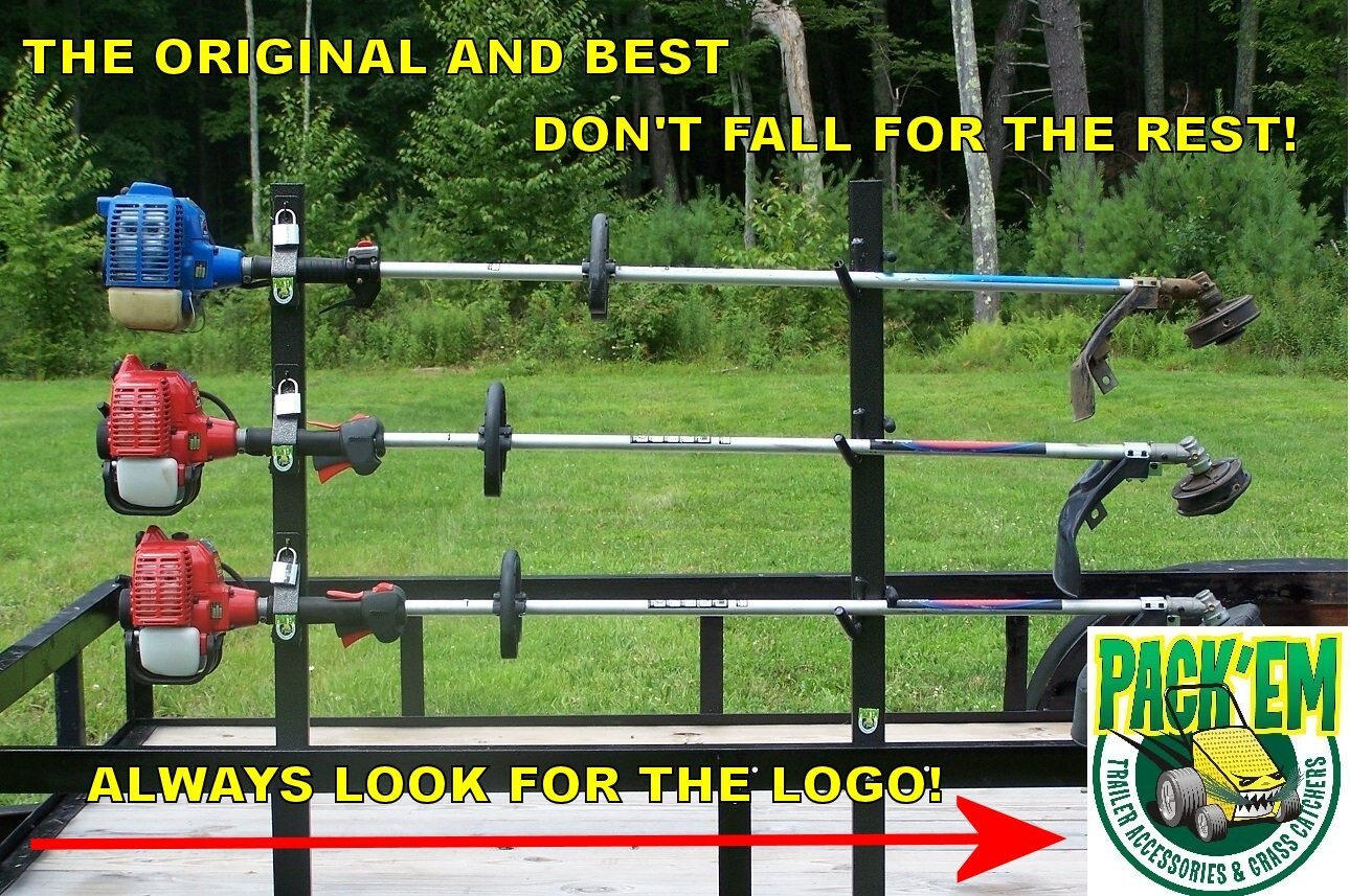 3-Place Trimer Rack NO Rotation Lockable with Free Trimmer Line Holder – PK-6