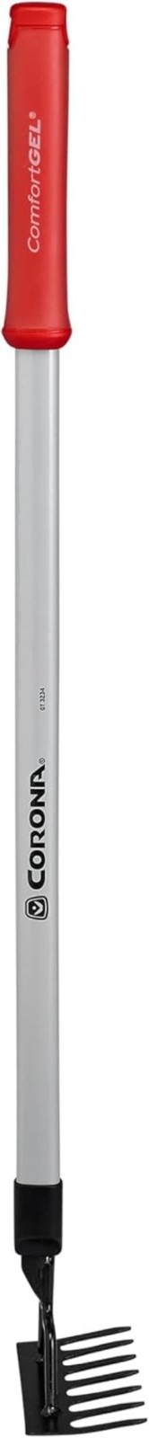 Tools GT 3234 7-Tine Extended Rake, Silver,RED,Black