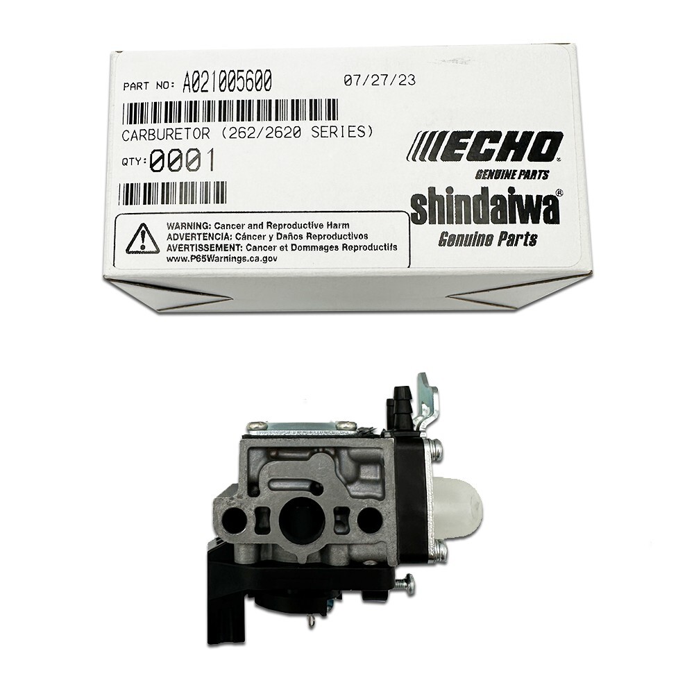 Genuine OEM Echo A021005600 Carburetor for SRM-2620 & more (Replaces A021004601)