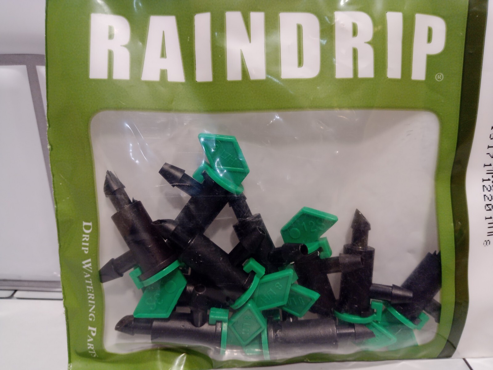 Raindrip 122010 Flag Dripper, 2 GPH, Green Flag, 10-Pack L122010B FREE SHIPPING