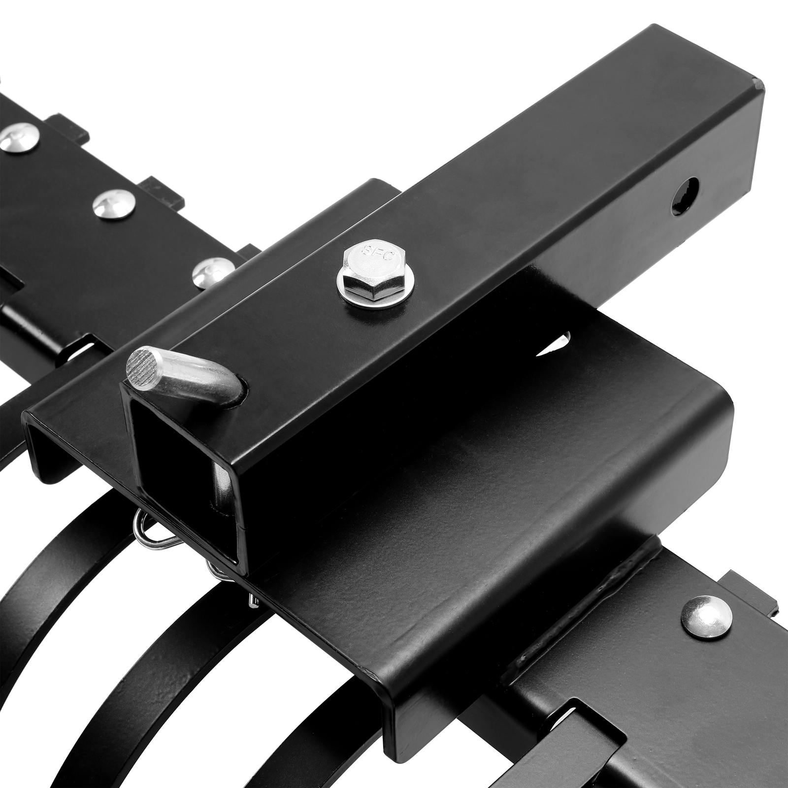 2″ Hitch Receiver 3 Point Landscape Rake 5′ For ATV UTV SXS Compact Tractors