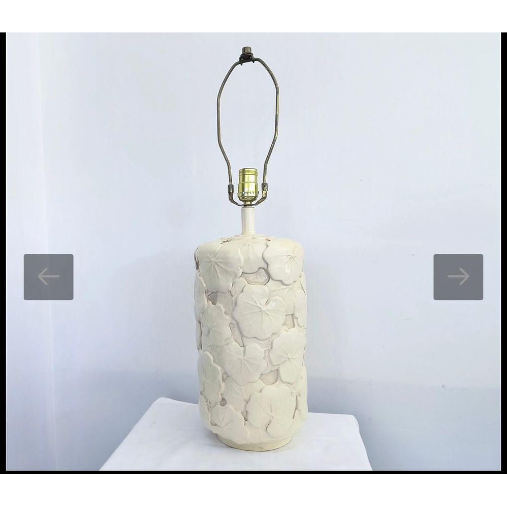 Plaster Seagrape Lamps