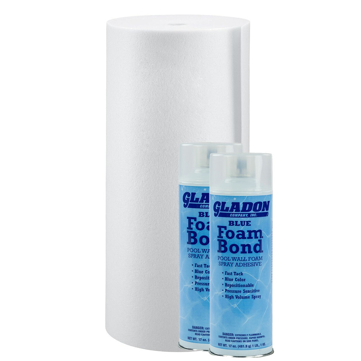AG85 Above Ground 85 Ft Wall Foam For 18′ Round Liner Swimming Pools w/ Adhesive