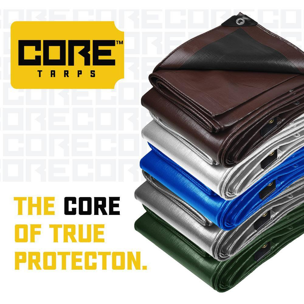 6 Ft. X 8 Ft. Blue 5 Mil Heavy Duty Polyethylene Tarp, Waterproof, UV Resistant,