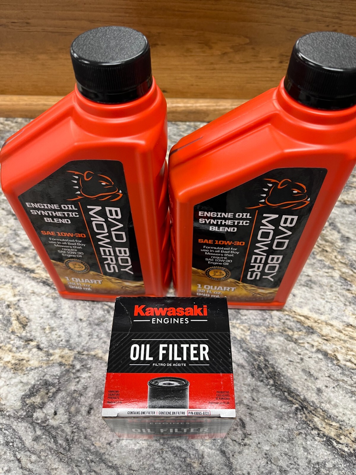 Bad Boy Mowers Oil Change Kit For MZ, Avenger, ZT Elite, Maverick with Kawasaki