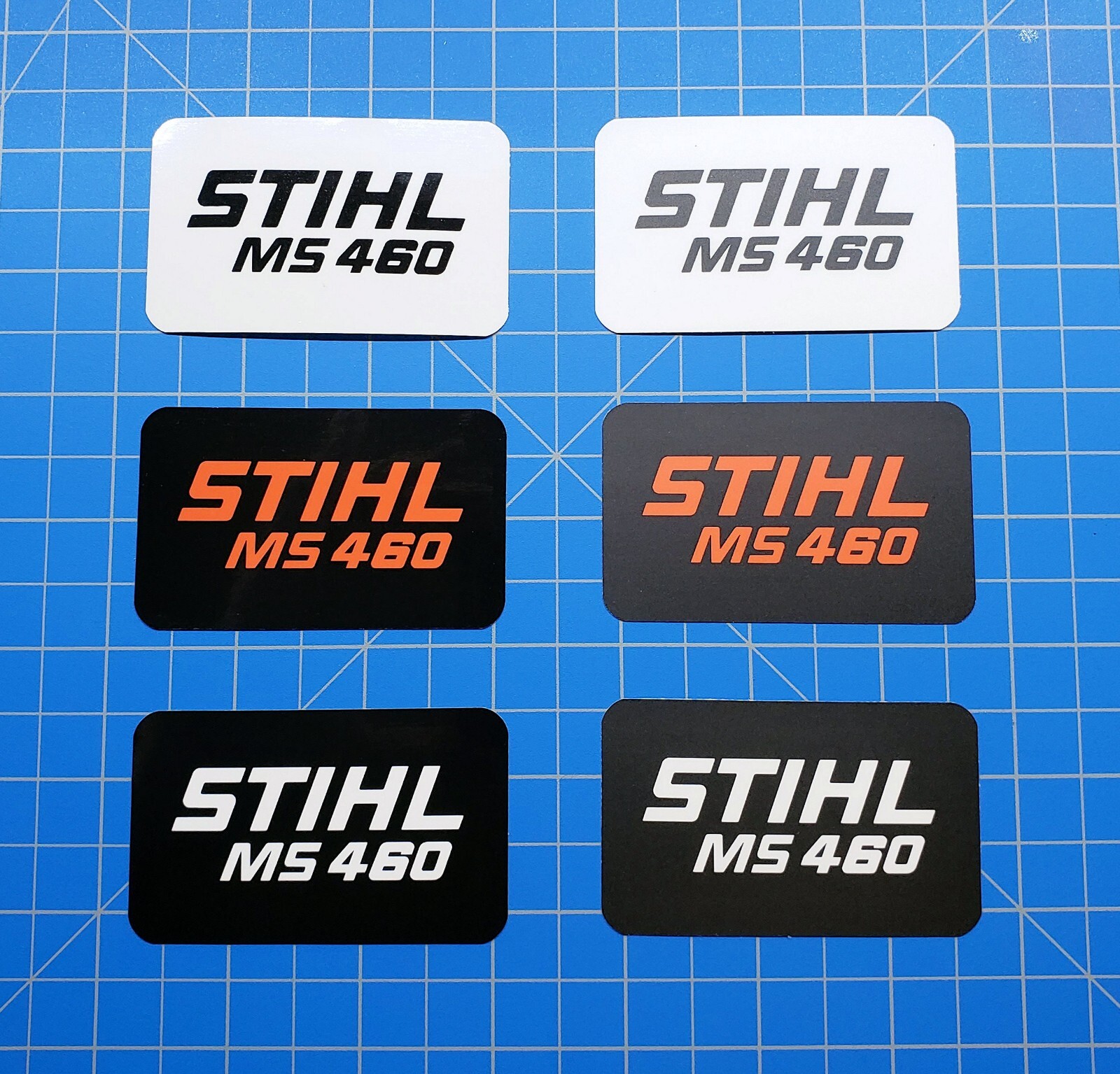 Vinyl Sticker for Stihl MS 460 Shroud Badge “Full Vinyl Overlay”
