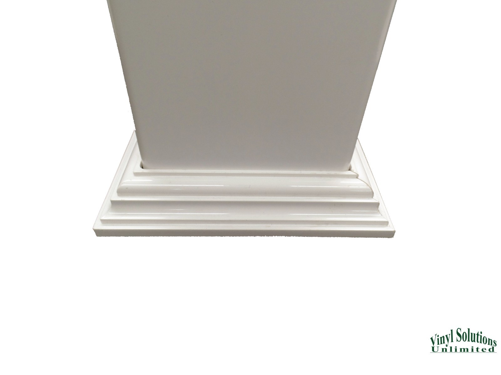 Vinyl PVC 4″ x 4″ Post Two-Piece Base Trim Skirt – Railing (3 colors) NEW!