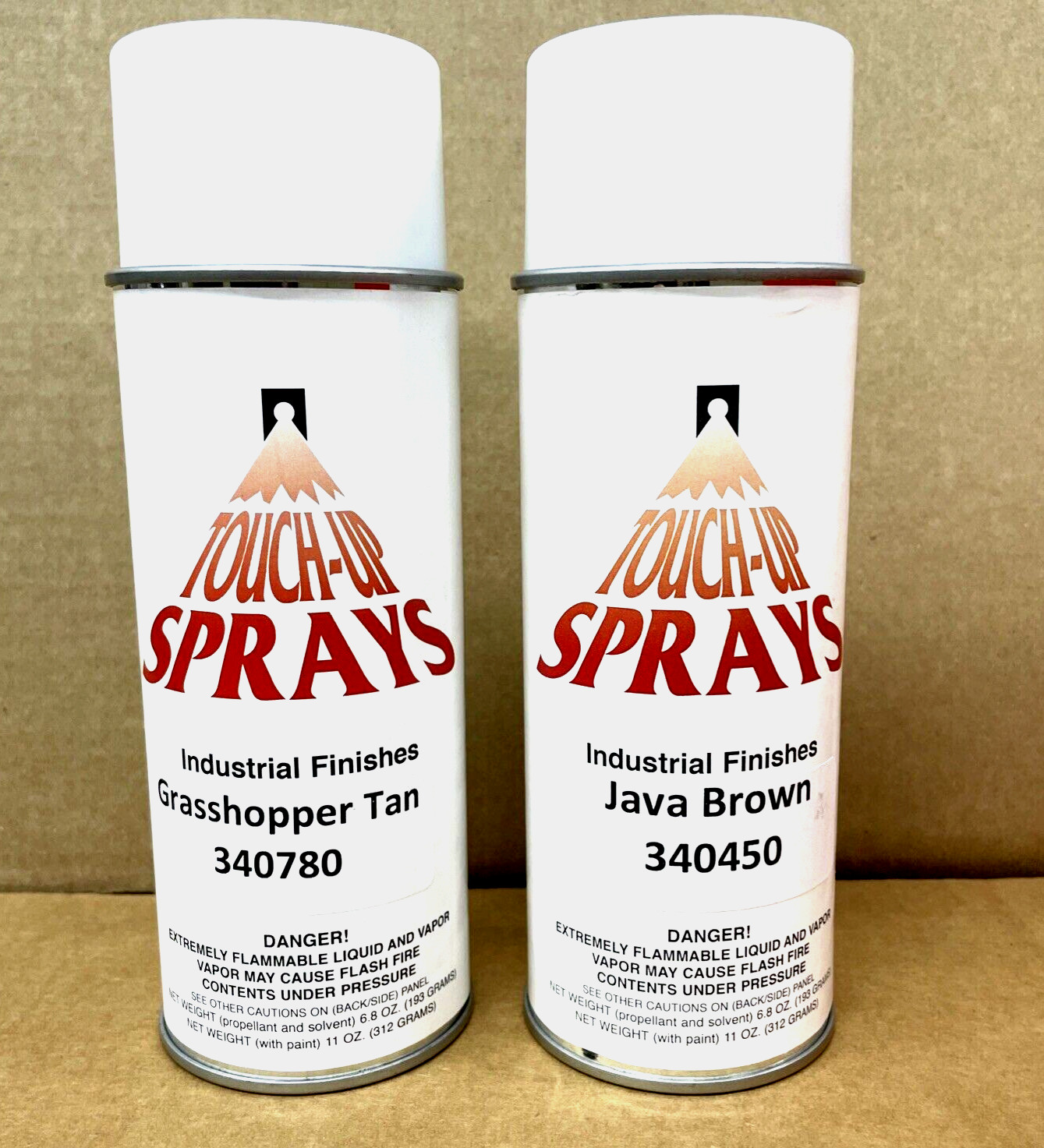 Genuine OEM Grasshopper Tan (340780)&Java Brown (340450)Touch-Up Spray Paint Kit