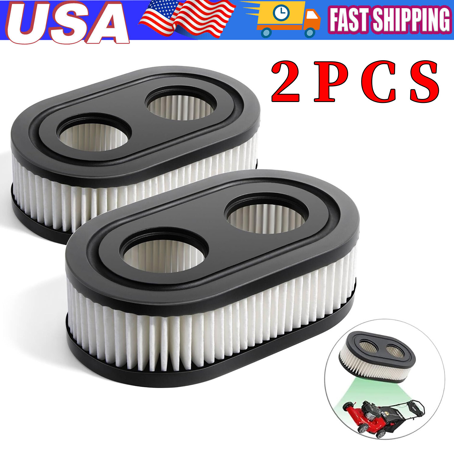 Air Filter Kits for Briggs And Stratton 798452 593260 5432 5432K Lawn Mower