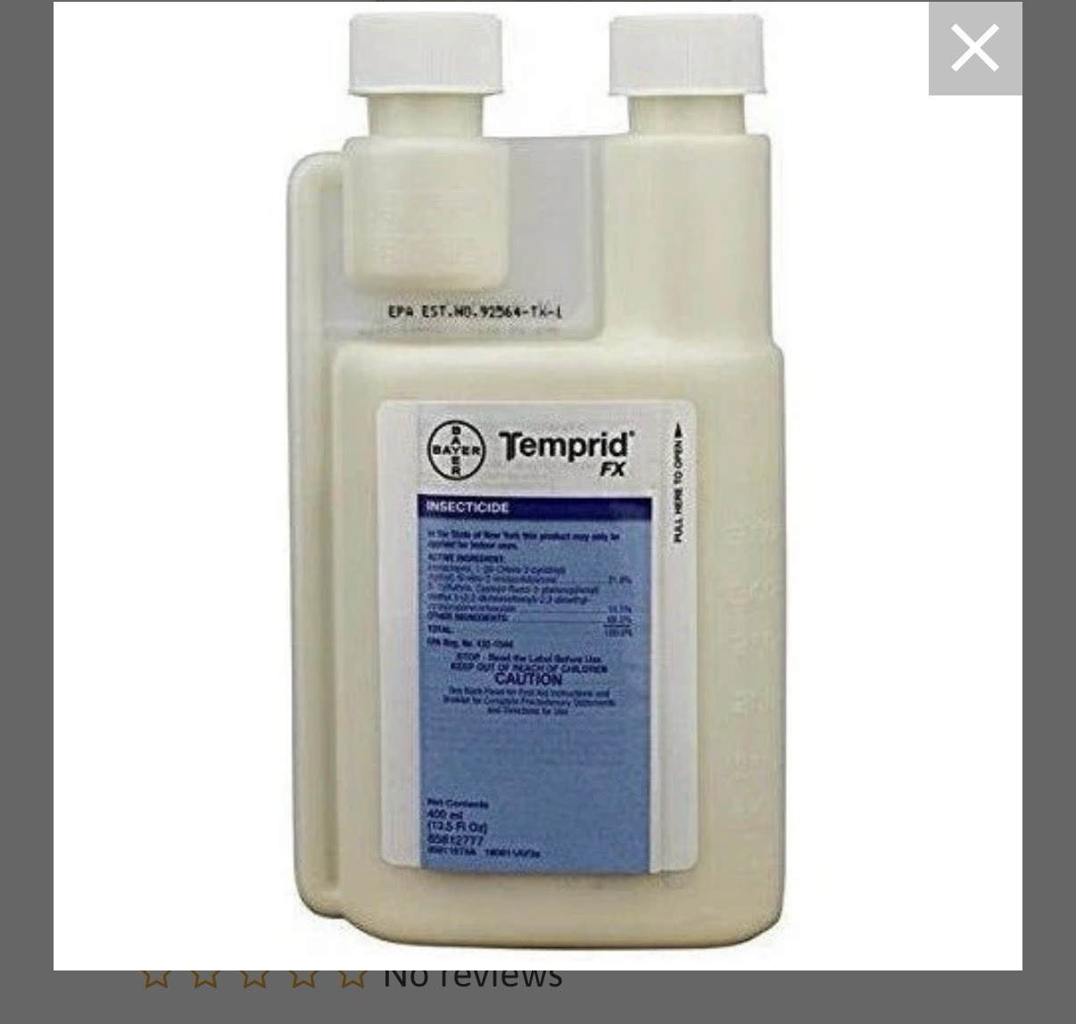 Bayer Temprid FX Concentrated Liquid Insecticide 400 ml