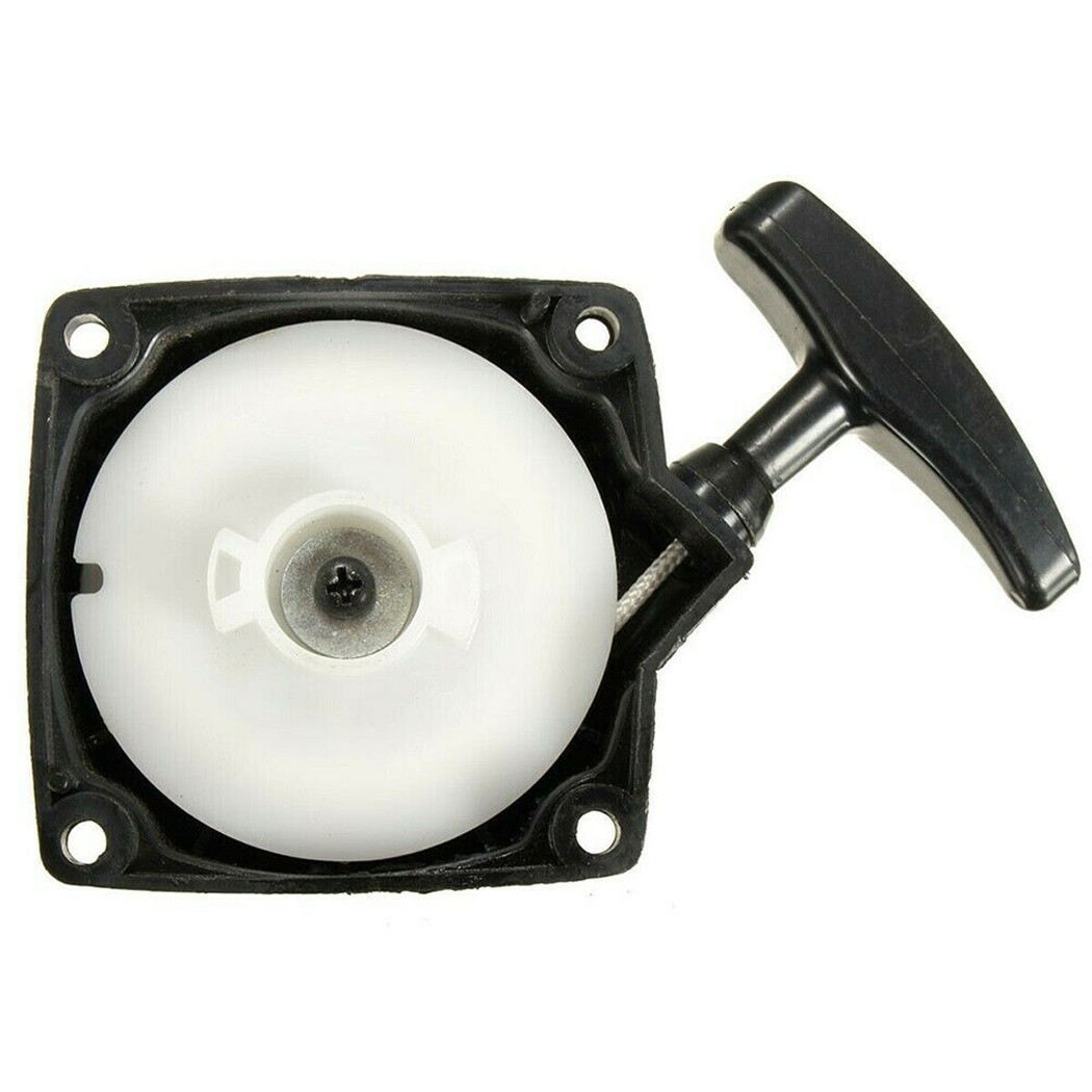 Recoil Starter Black And Silver For Brush Cutter Lawnmower Practical Sale