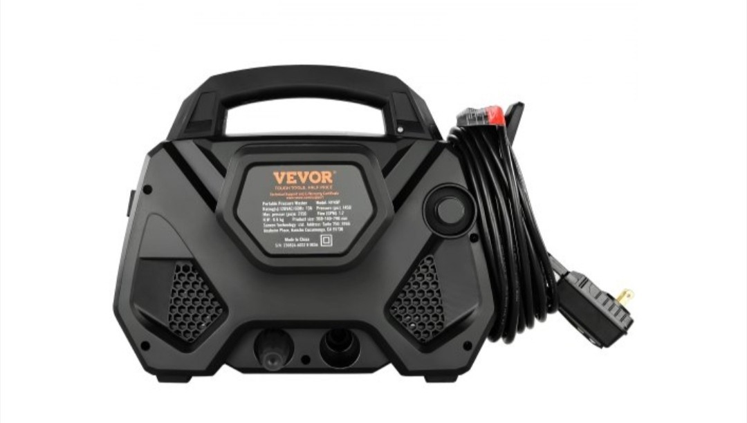 VEVOR Cold Water Corded Electric Pressure Washer 2150 PSI HY49P Kit